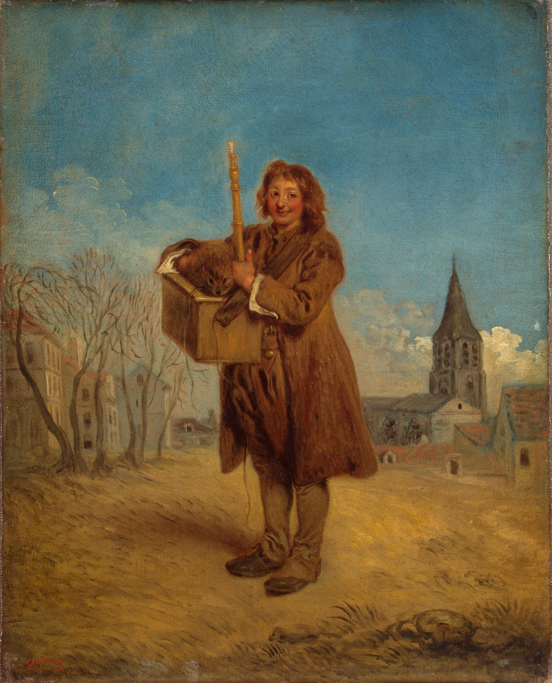 El suizo y la marmota - Antoine Watteau