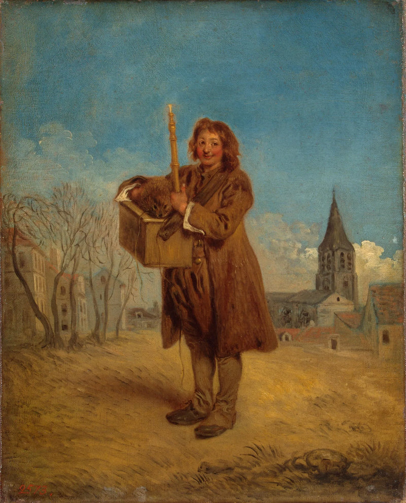El suizo y la marmota - Antoine Watteau