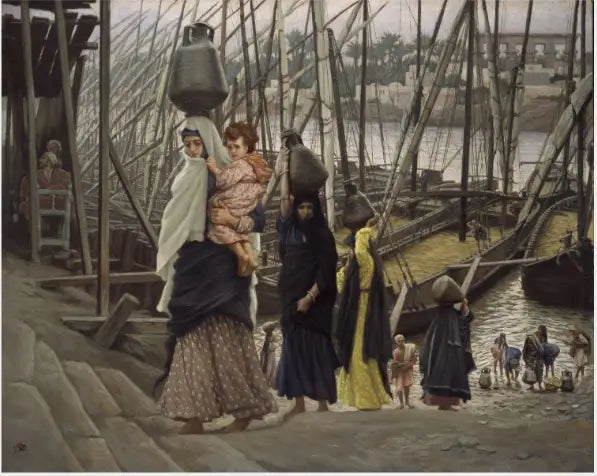 La estancia en Egipto - James Tissot