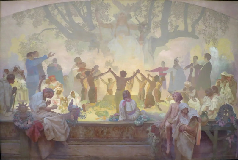 El Juramento de Omladina - Alphonse Mucha