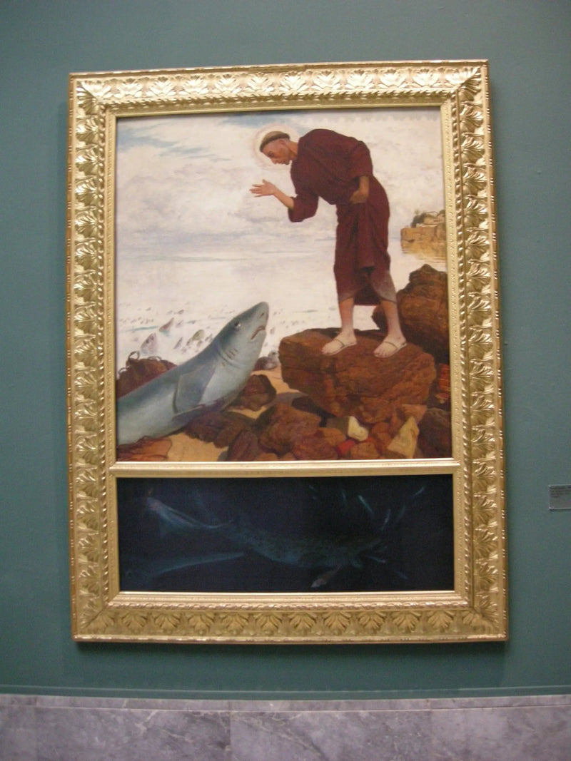 El sermón de Antoine - Arnold Böcklin