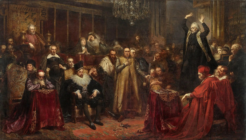 El sermón de Piotr Skarga - Jan Matejko