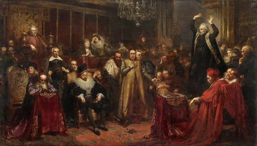 El sermón de Piotr Skarga - Jan Matejko