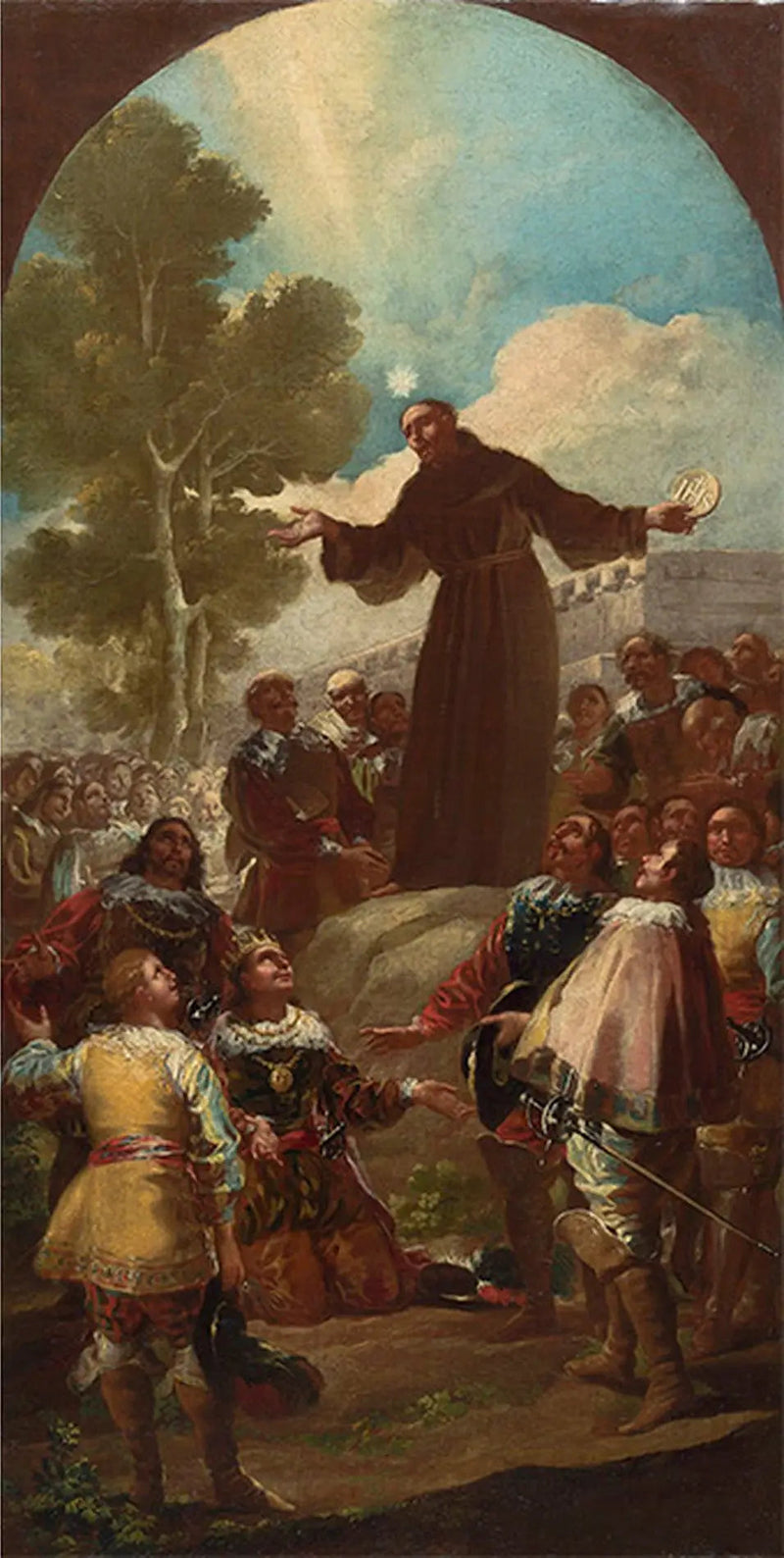 El sermón de san Bernardino de Siena - Francisco de Goya