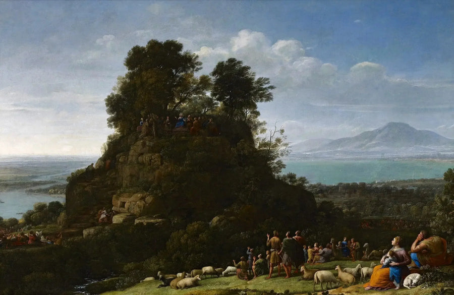 El sermón de la montaña - Claude Lorrain