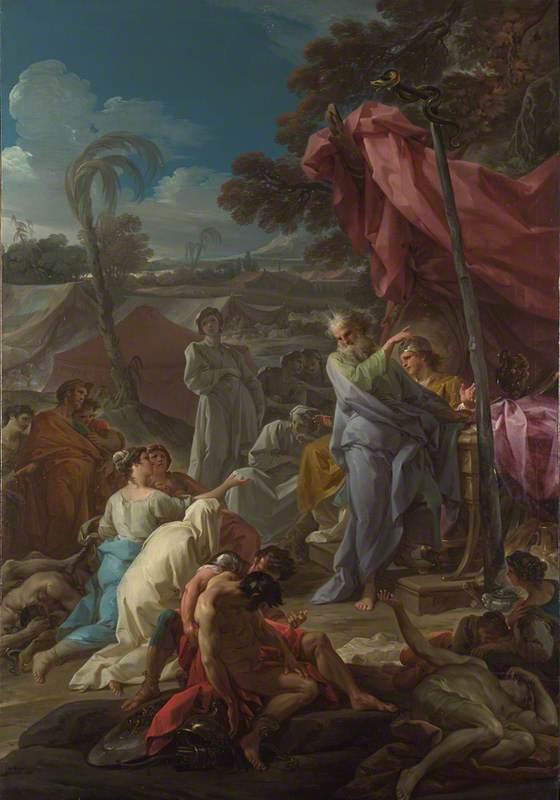 La serpiente de bronce - Corrado Giaquinto