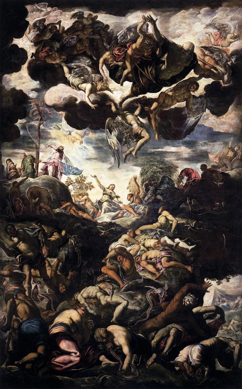 La Serpiente de bronce - Jacopo Tintoretto