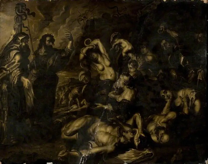 La serpiente de bronce - Peter Paul Rubens
