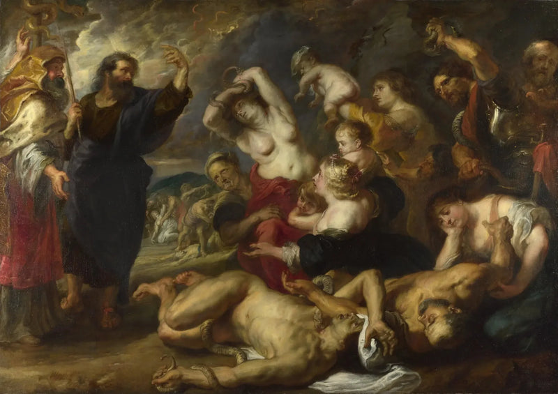 La serpiente de bronce - Peter Paul Rubens