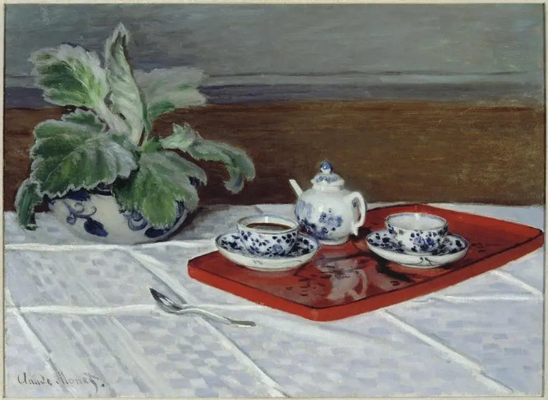 El servicio de té - Claude Monet