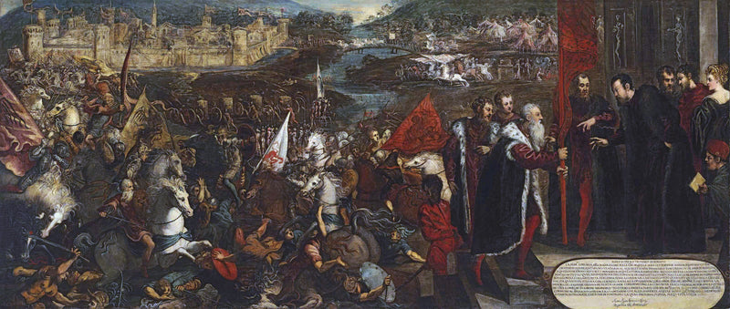 El Asedio de Asola - Jacopo Tintoretto
