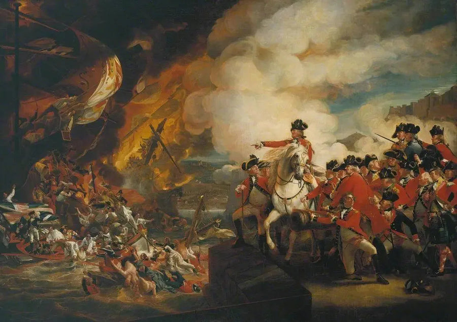 La silla y el alivio de Gibraltar, 13 de septiembre de 1782; réplica - John Singleton Copley