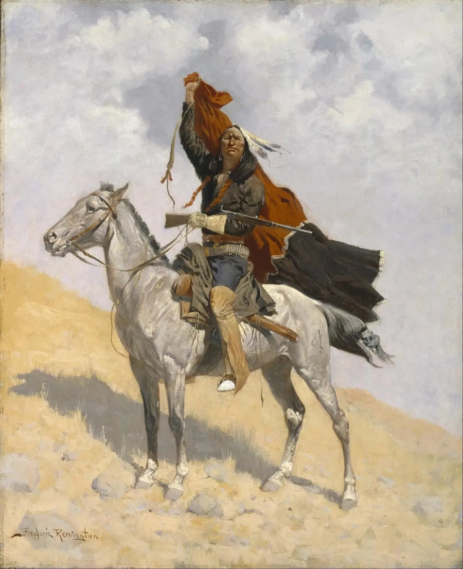 La señal de la cubierta - Frederic Remington