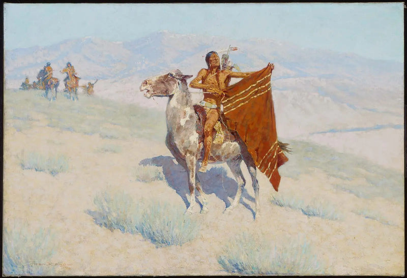 La señal de la cubierta - Frederic Remington