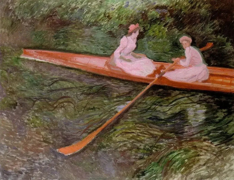 El esquife rosa - Claude Monet
