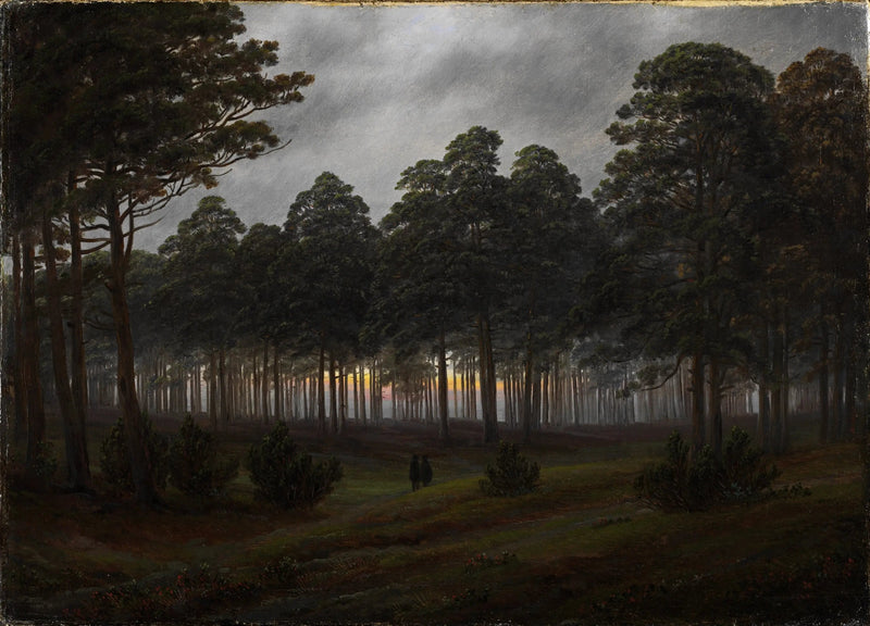La Tarde - Caspar David Friedrich