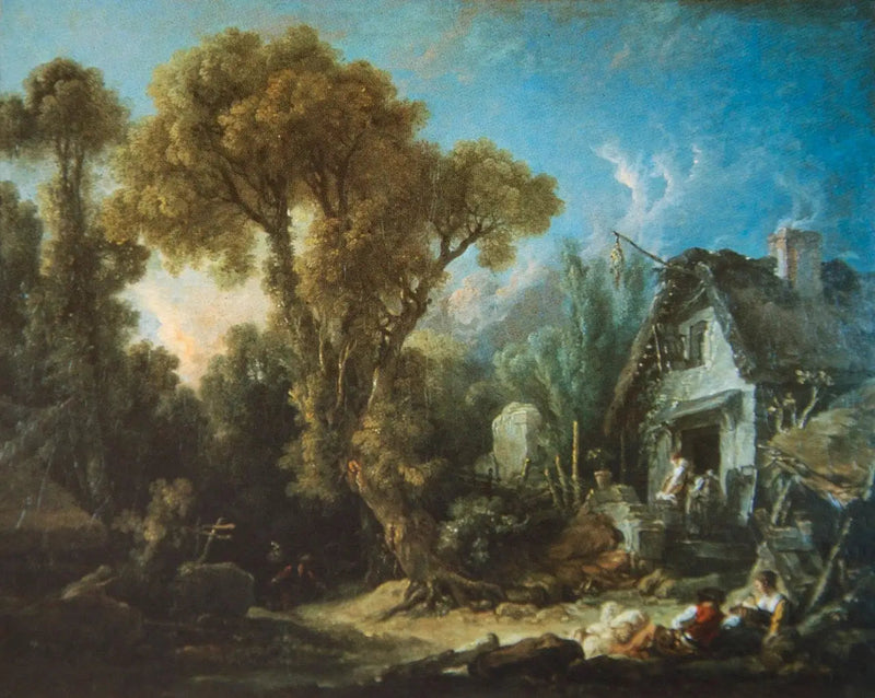 La noche (cerca de Beauvais) - François Boucher