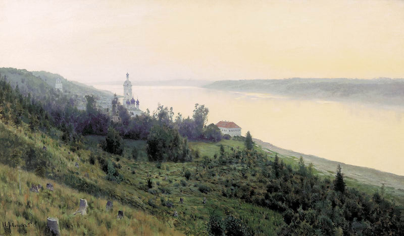 Atardecer. Plios Dorados - Isaac Levitan