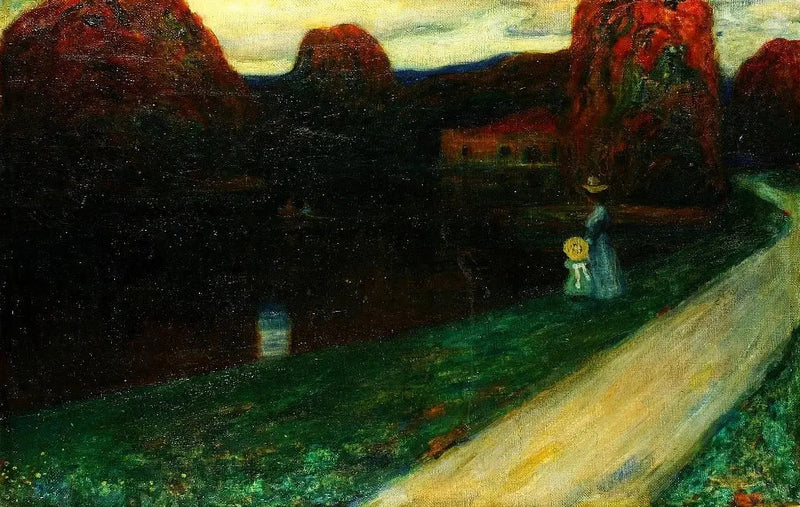 La tarde. - Vassily Kandinsky