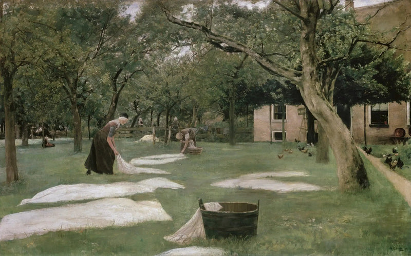 El suelo blanqueador - Max Liebermann