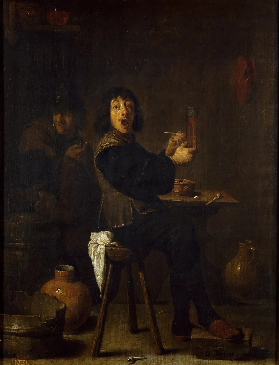 El soldado alegre - David Teniers el Joven