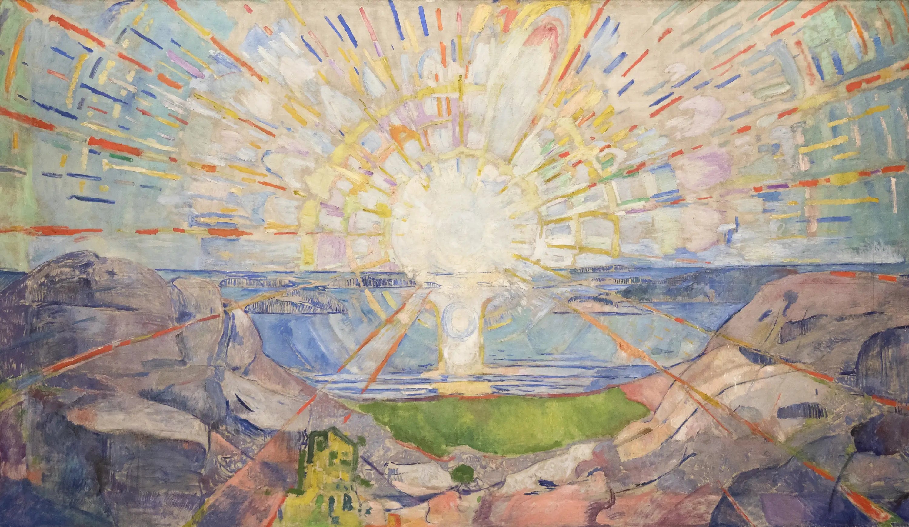 Reproduction du tableau « Le Soleil - Edvard Munch » par Alpha Reproduction en peinture à l’huile