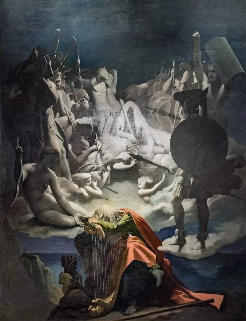 El Sueño de Ossian - Jean-Auguste-Dominique Ingres
