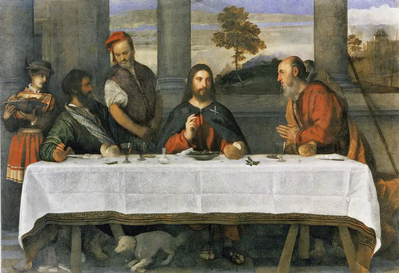 La Cena en Emmaüs - Tiziano