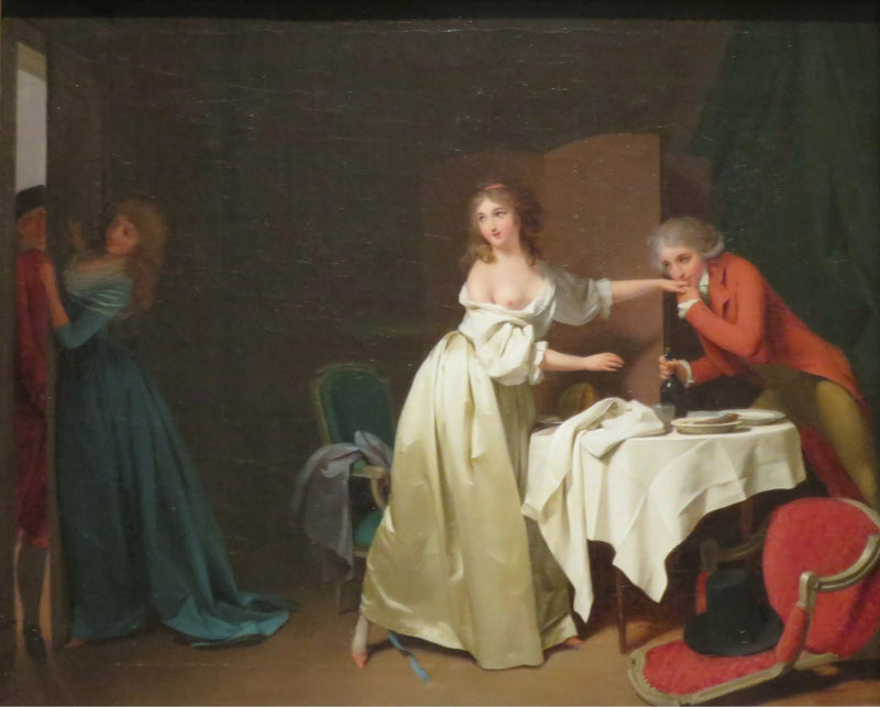 La cena interrumpida: 