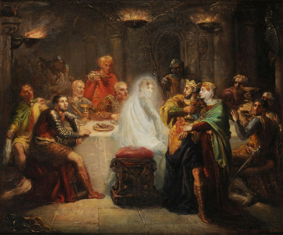 El espectro de Banquo - Théodore Chassériau