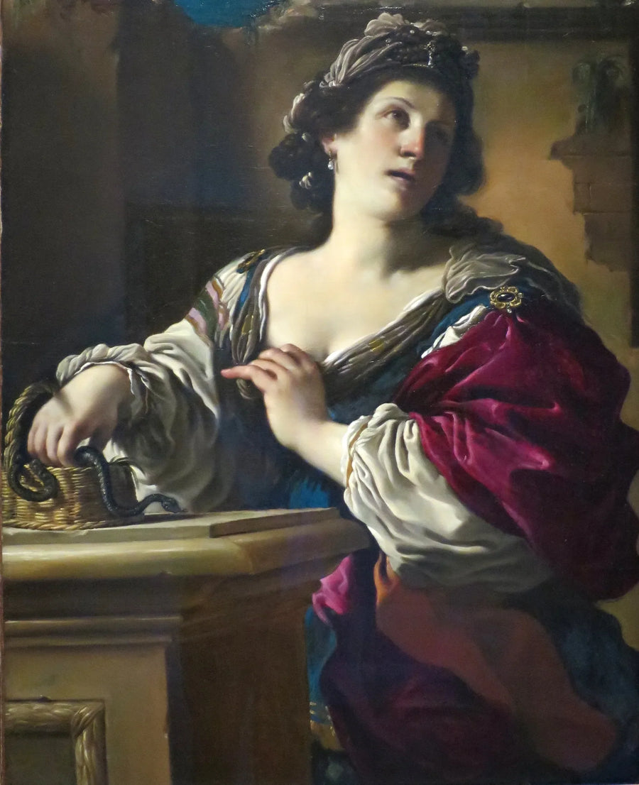 El suicidio de Cleopatra - Guercino