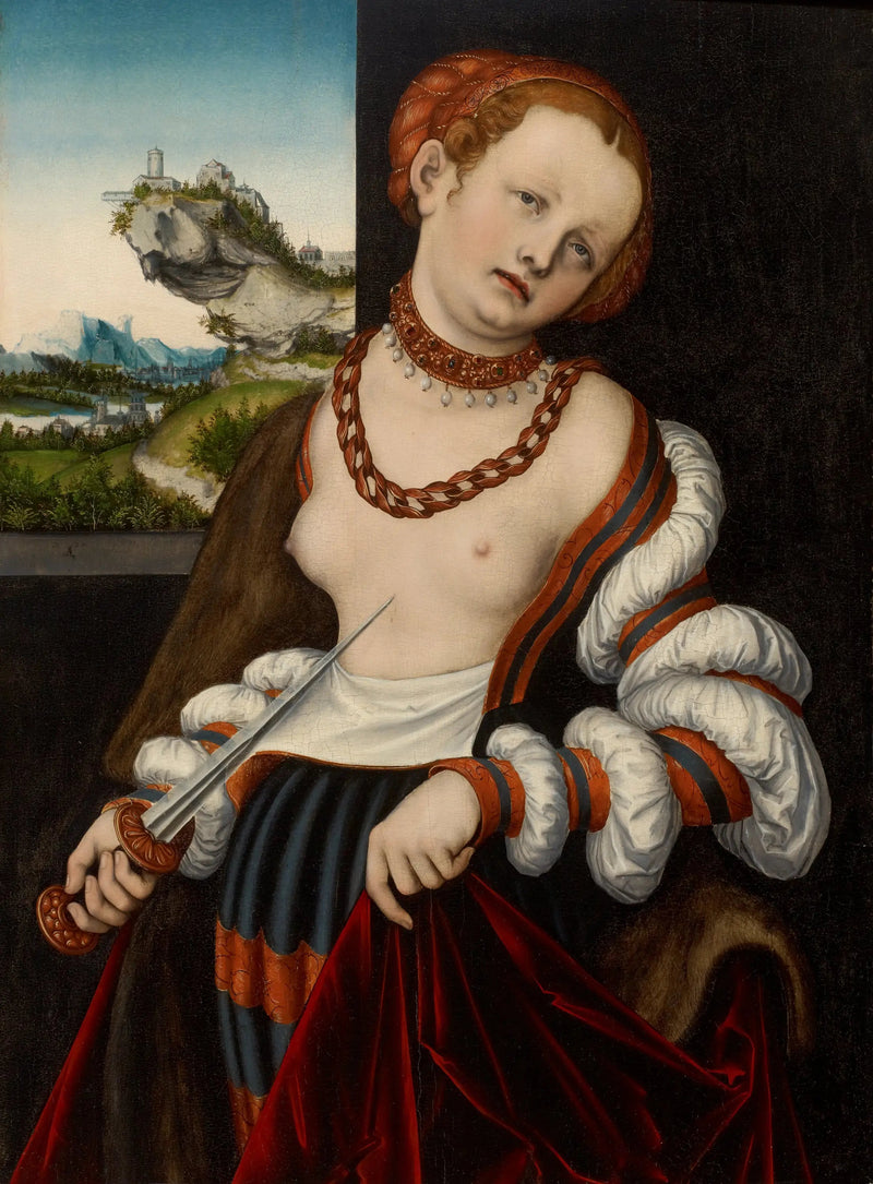 El suicidio de Lucrecia - Lucas Cranach el Viejo
