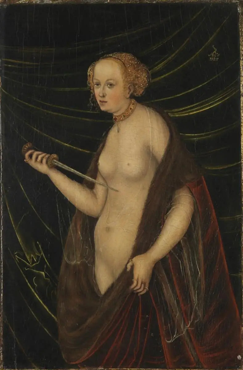El suicidio de Lucrecia - Lucas Cranach el Viejo