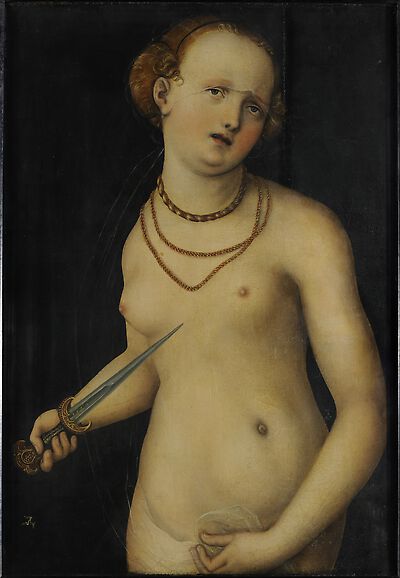 El suicidio de Lucrecia - Lucas Cranach el Viejo