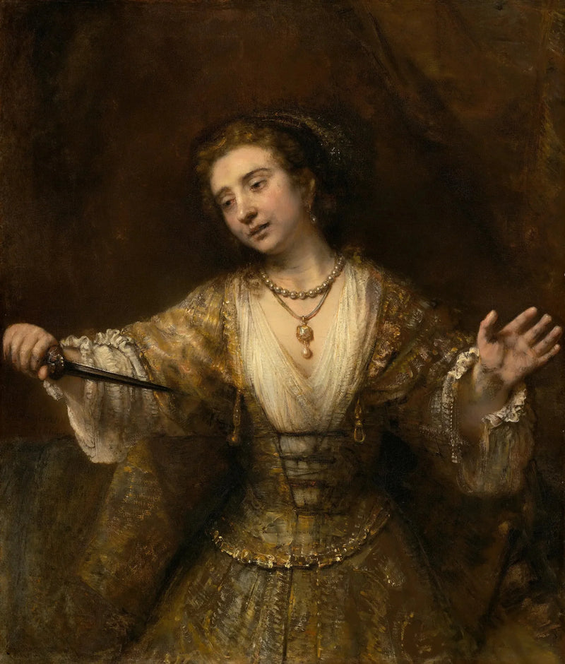 El Suicidio de Lucrecia - Rembrandt