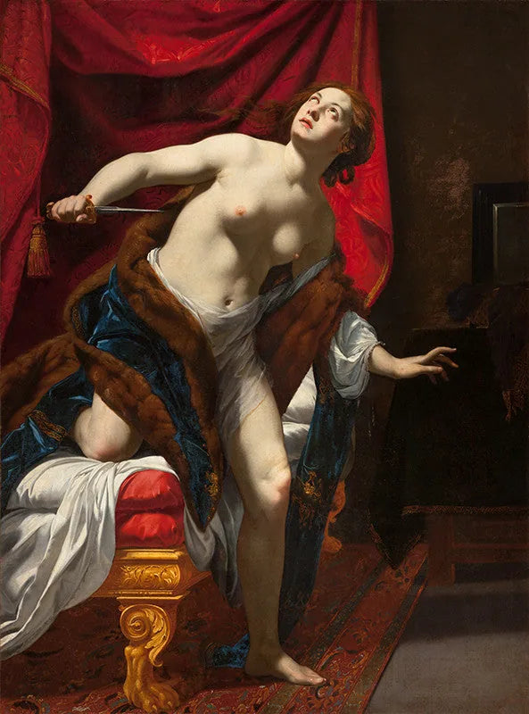 El suicidio de Lucrecia - Simon Vouet