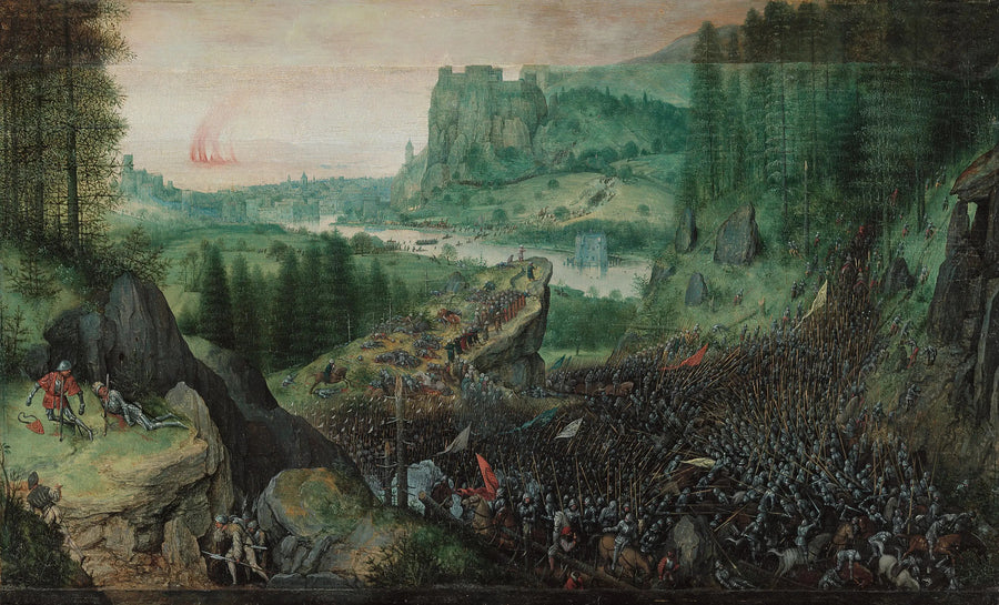 El suicidio de Saúl - Pieter Brueghel el Viejo