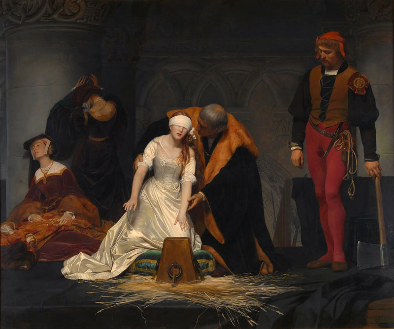 La Tortura de Jane Grey - Paul Delaroche