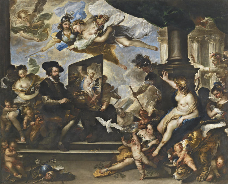 La pintura de Rubens « La Alegoría de la Paz » - Luca Giordano