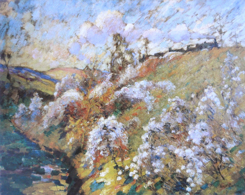 El Talud del ferrocarril - Robert Antoine Pinchon