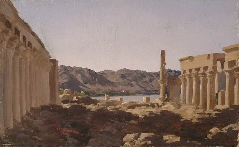 El templo de Philae - Frederic Leighton