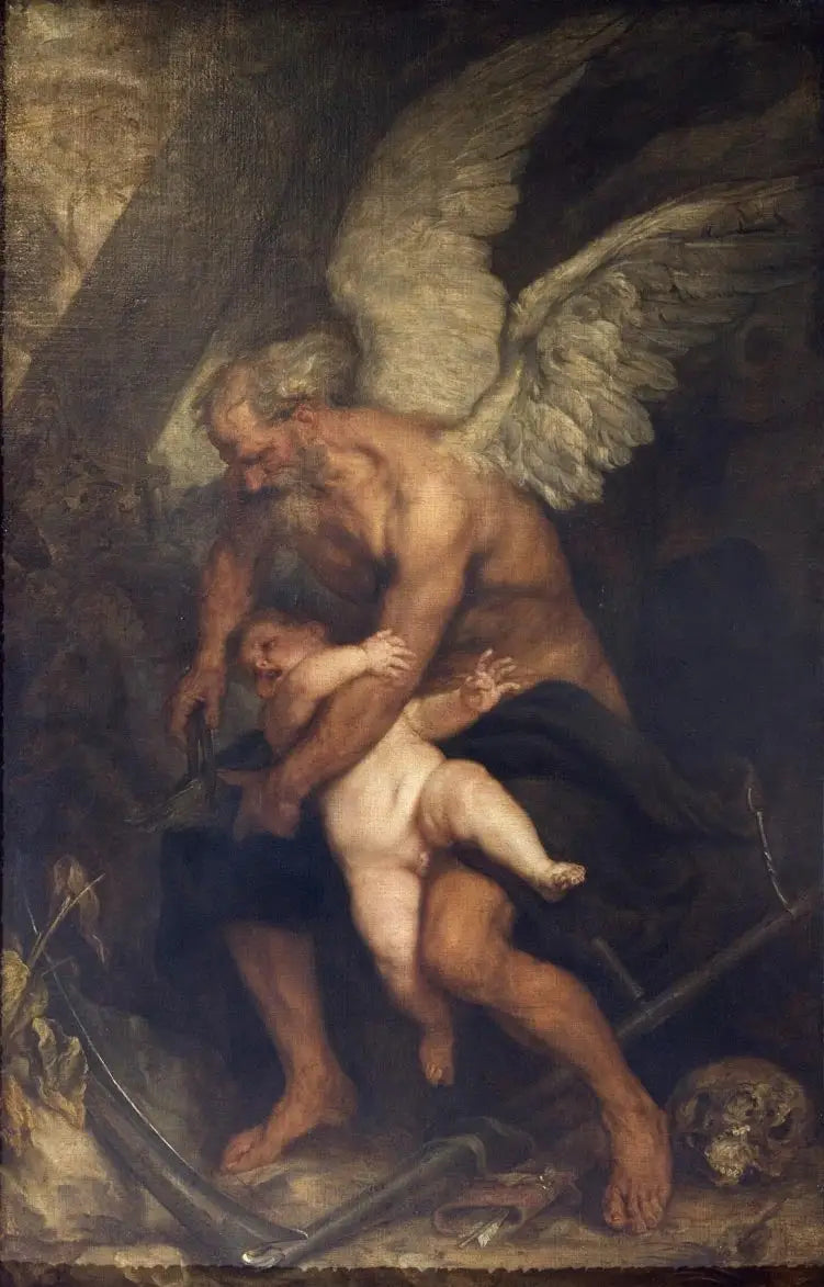 El tiempo que corta las alas del amor - Antoine van Dyck