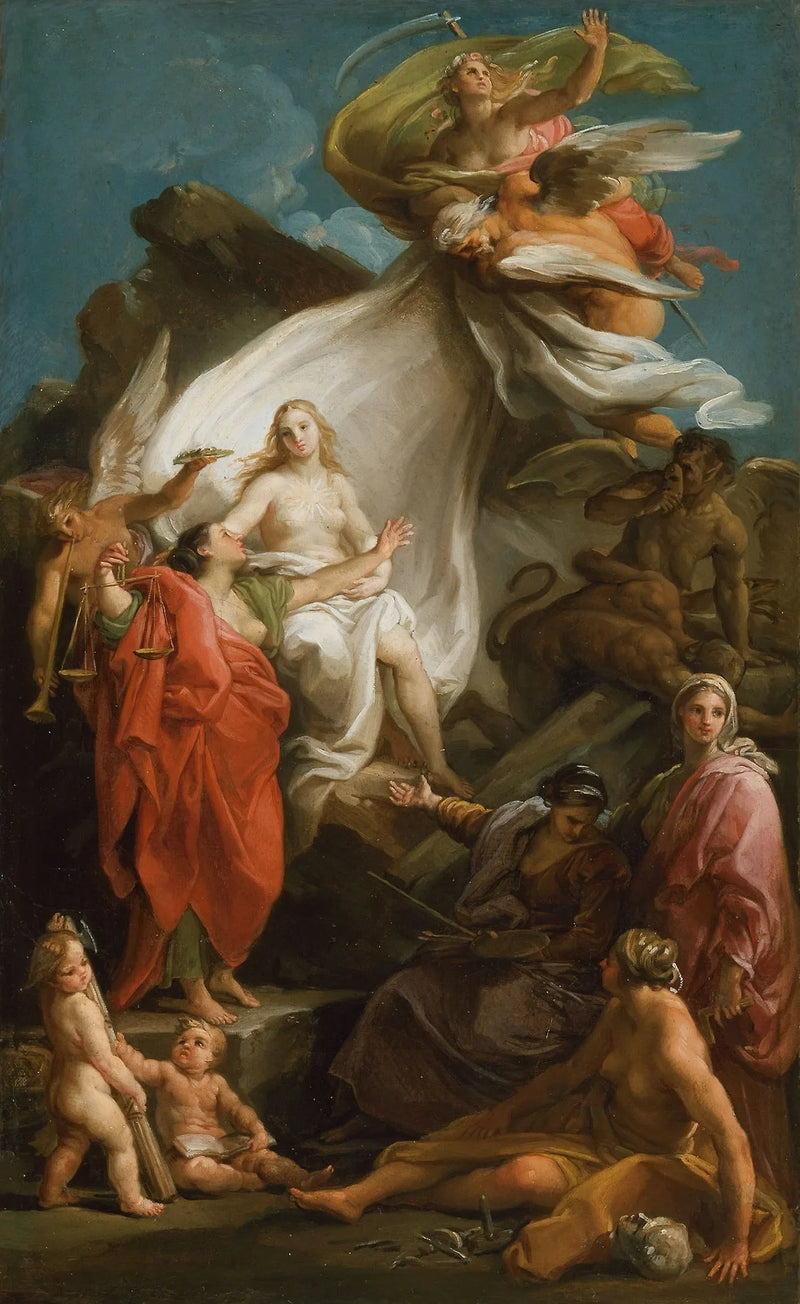 El tiempo revela la verdad - Pompeo Batoni