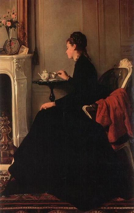 Le thé - Eva Gonzalès - Alpha Reproduction