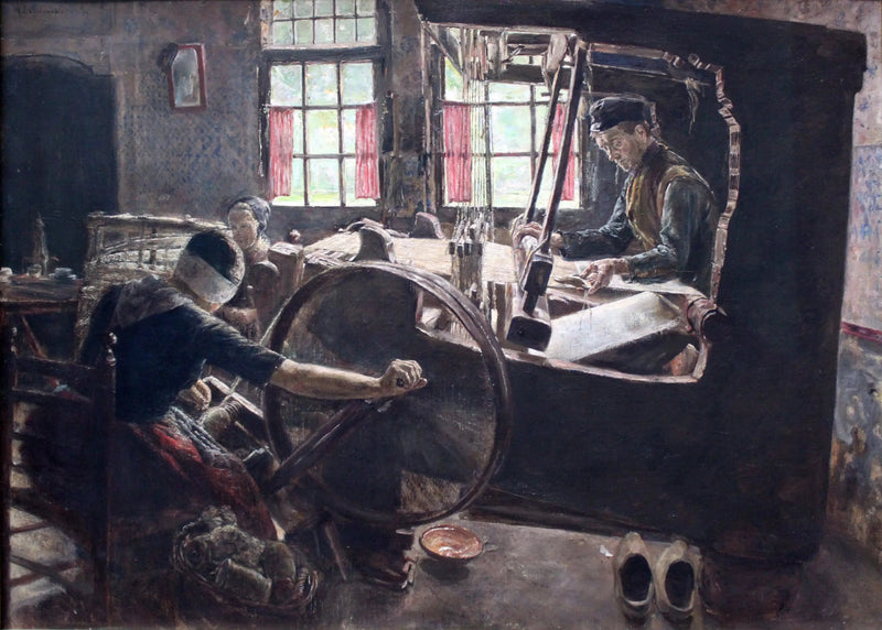 El tejedor - Max Liebermann