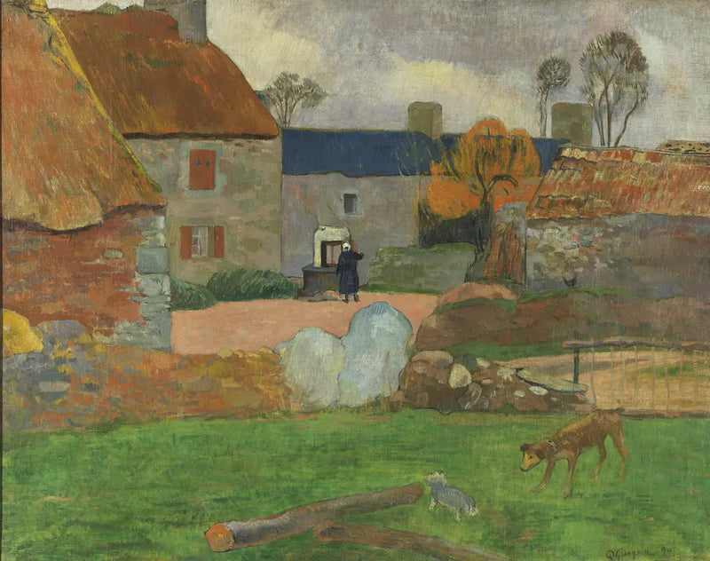El Techo azul - Paul Gauguin