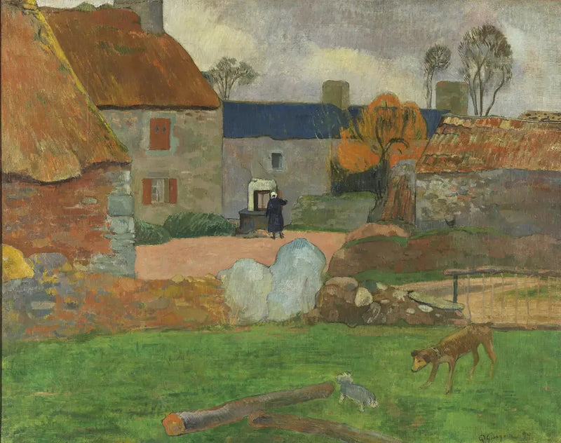 El Techo azul - Paul Gauguin