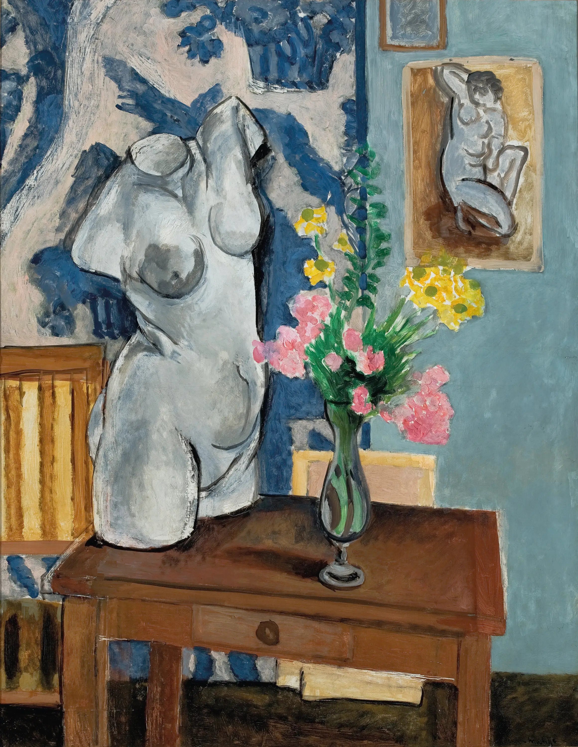Reproduction du tableau « Le Torse en plâtre - Henri Matisse » par Alpha Reproduction en peinture à l’huile