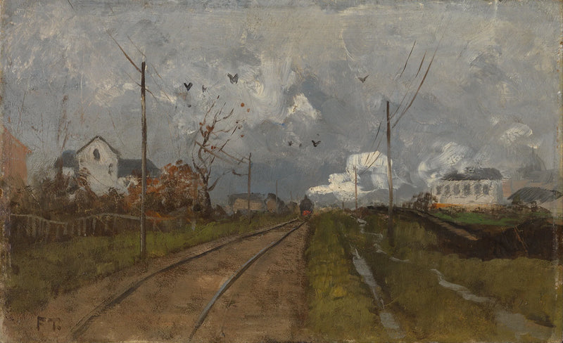 El tren viene - Frits Thaulow