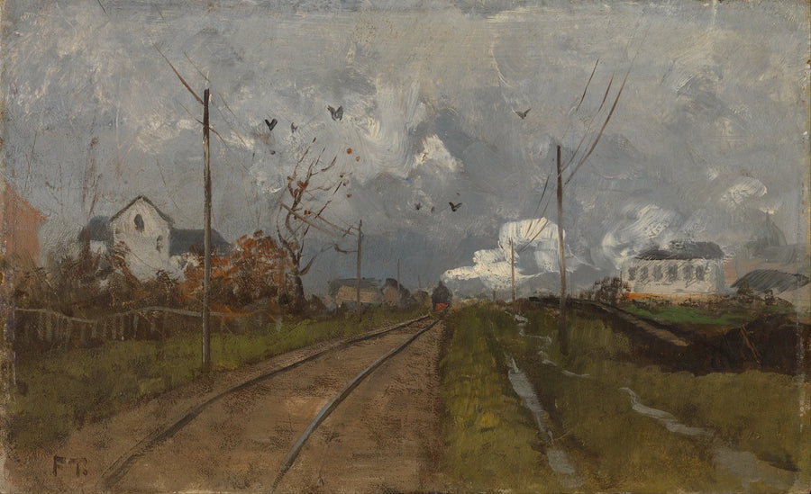 El tren viene - Frits Thaulow
